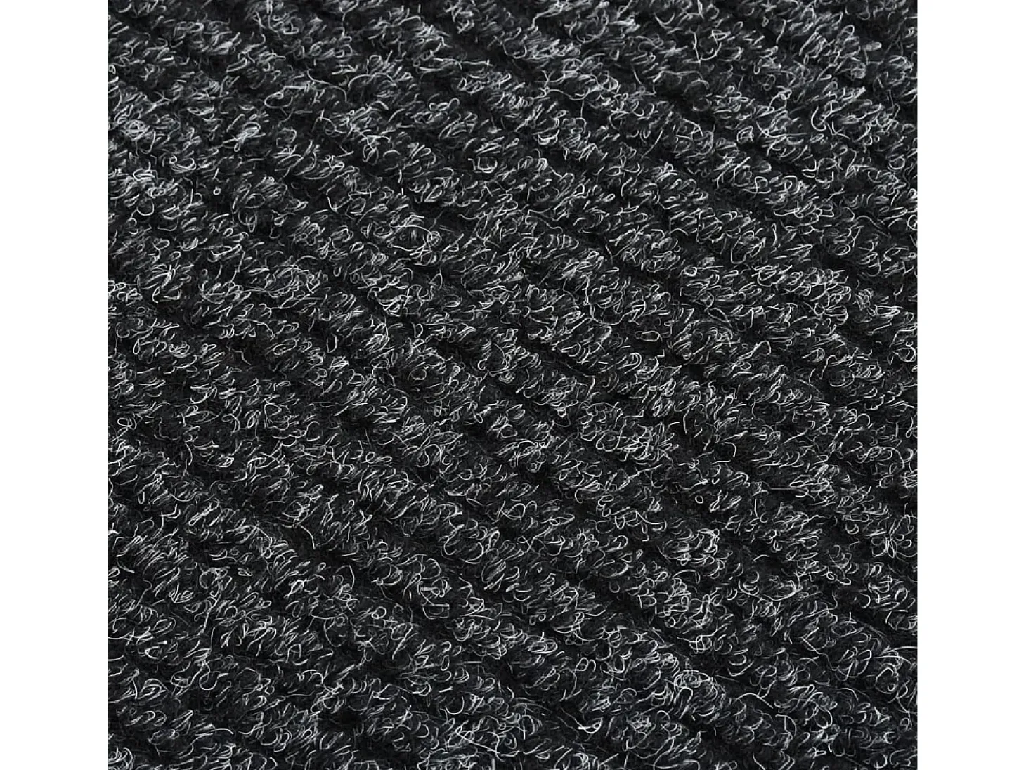 Alfombra de pasillo atrapa suciedad 100x450 cm gris antracita