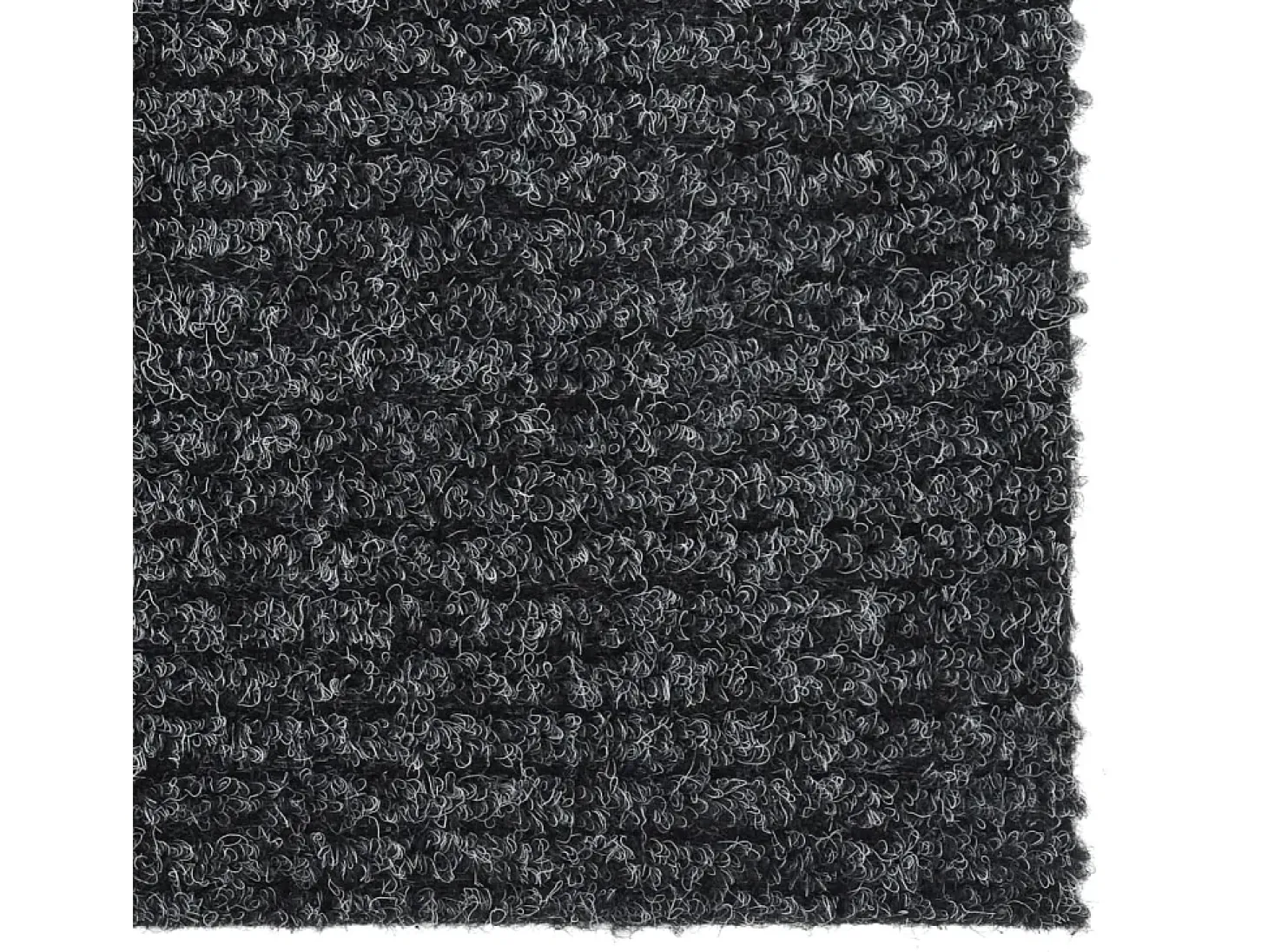Alfombra de pasillo atrapa suciedad 100x450 cm gris antracita