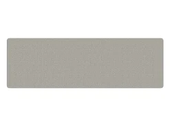 Alfombra de pasillo con aspecto de sisal color topo 80x250 cm