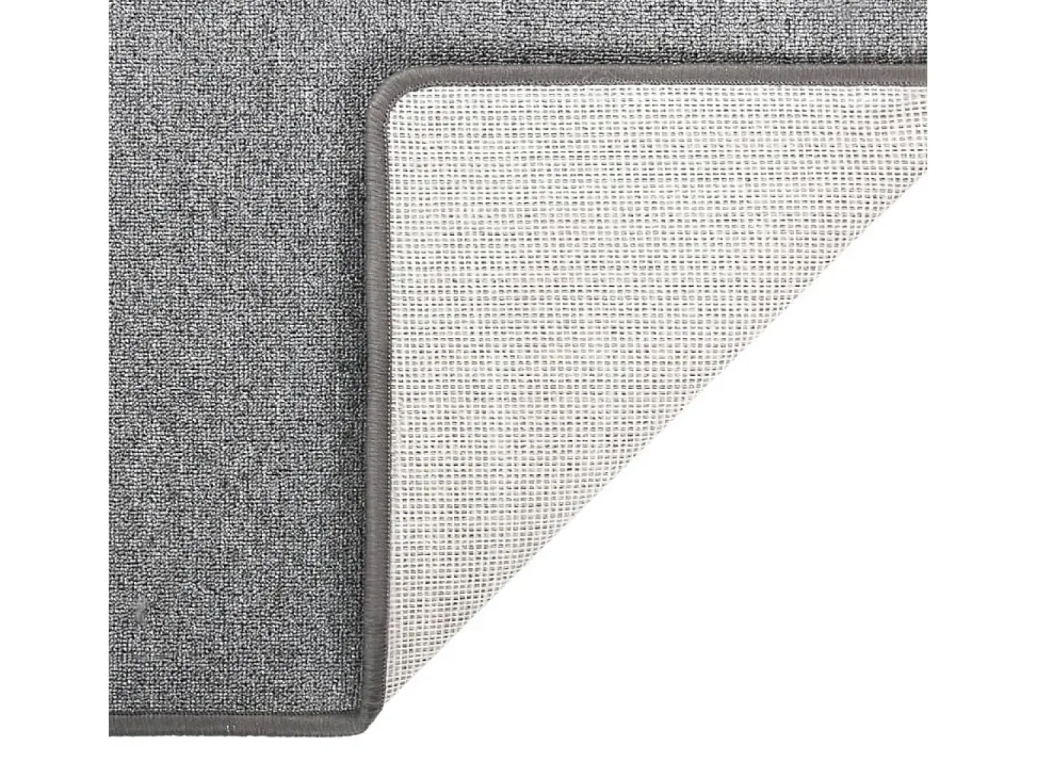 Alfombra de pasillo gris oscuro 50x100 cm