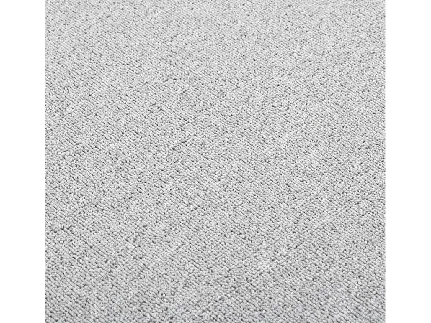 Alfombra de pasillo gris claro 50x300 cm