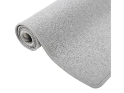 Alfombra de pasillo gris claro 50x300 cm