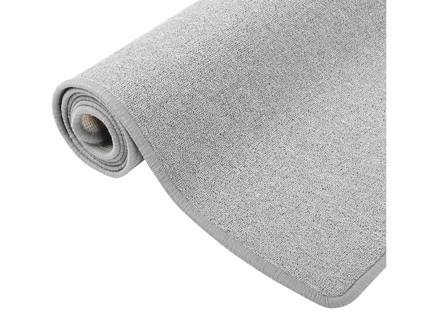 Alfombra de pasillo gris claro 80x200 cm