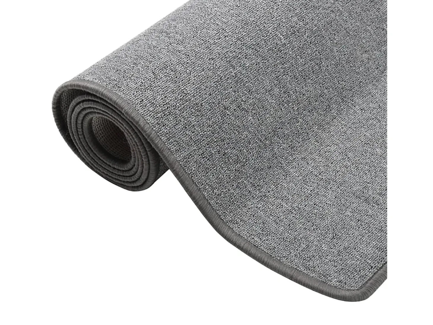 Alfombra de pasillo gris oscuro 50x300 cm