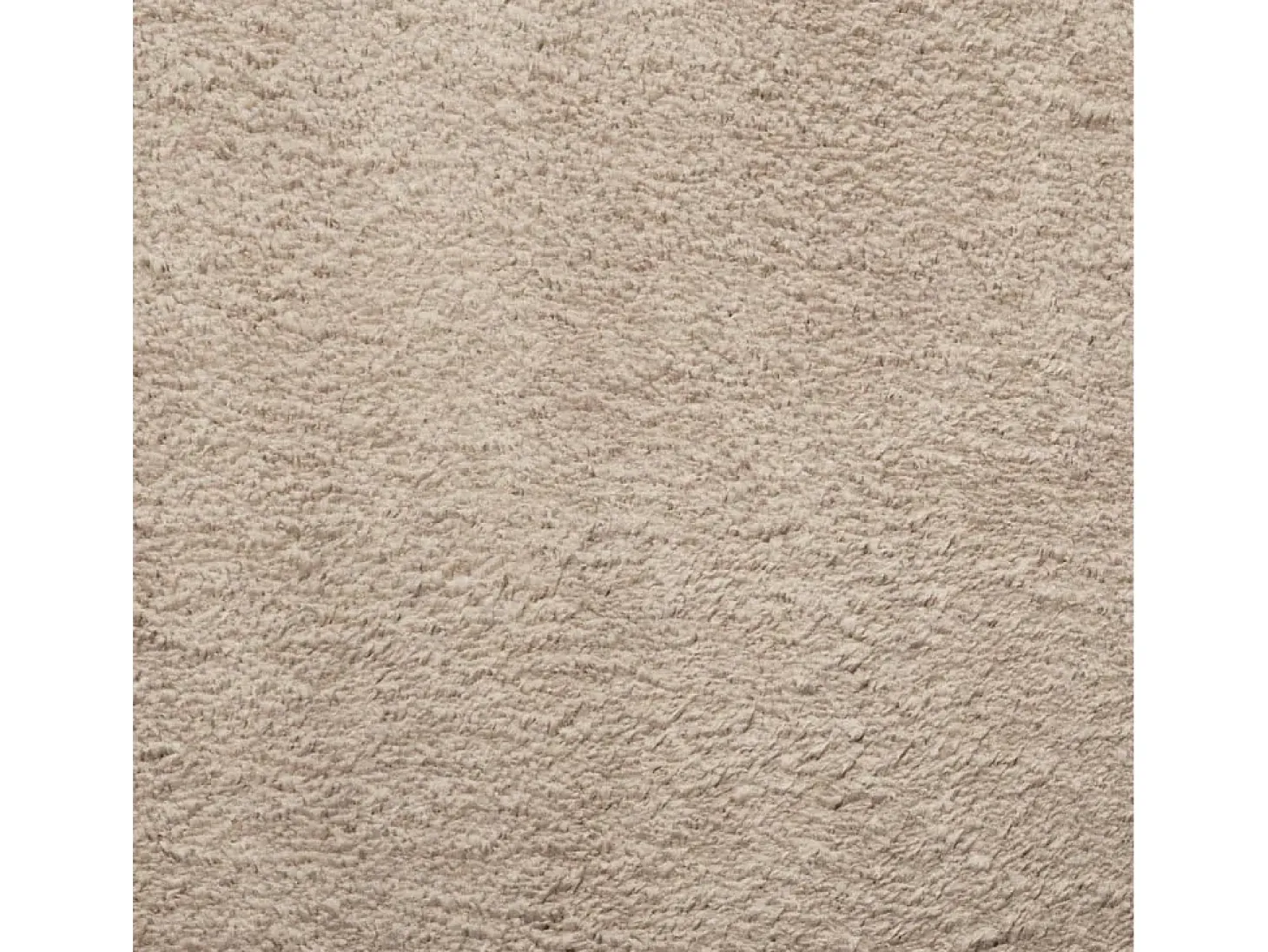 Alfombra de pelo corto HUARTE suave y lavable, color arena, 140x200 cm