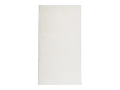 Alfombra de pelo corto IZA, estilo escandinavo, color crema, 80x150 cm
