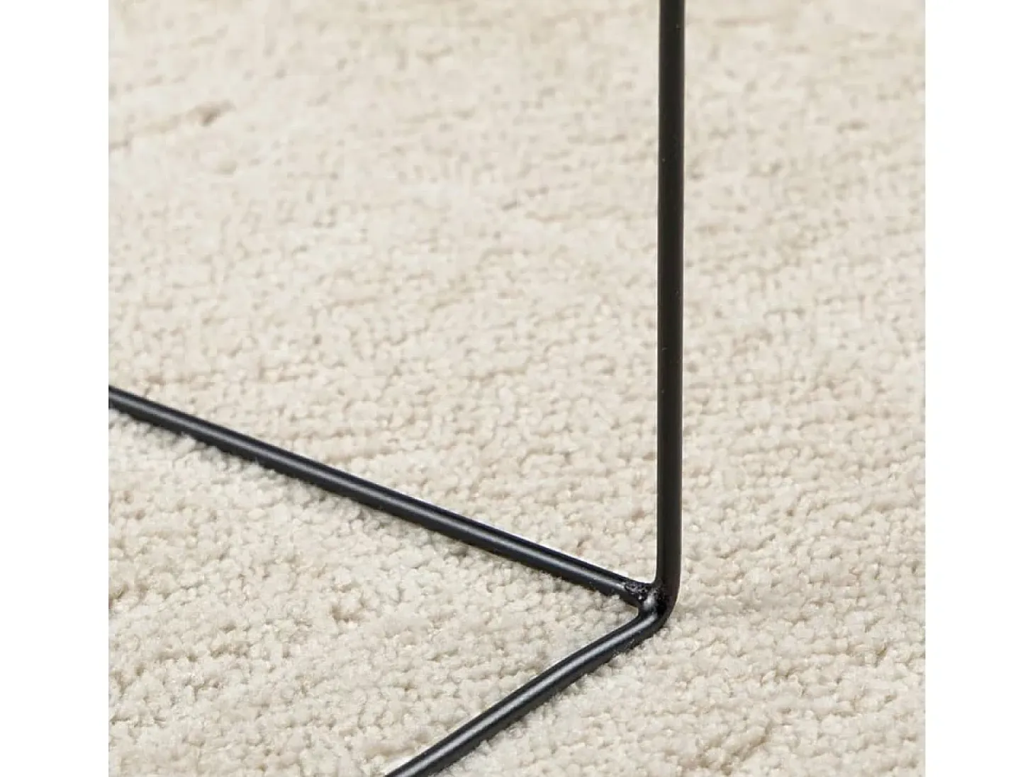 Alfombra de pelo corto OVIEDO beige 140x200 cm