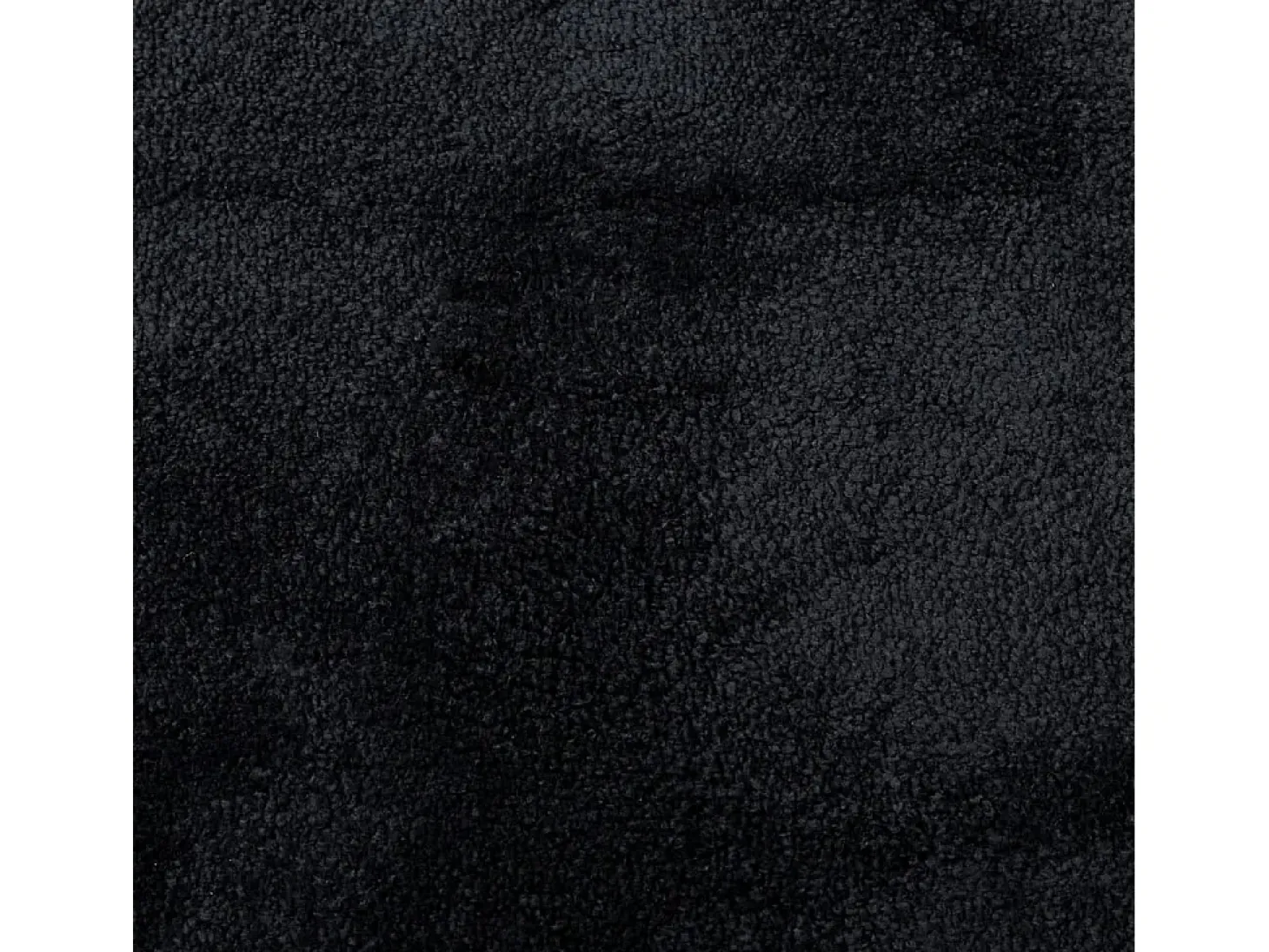 Alfombra de pelo corto OVIEDO negra 120x120 cm