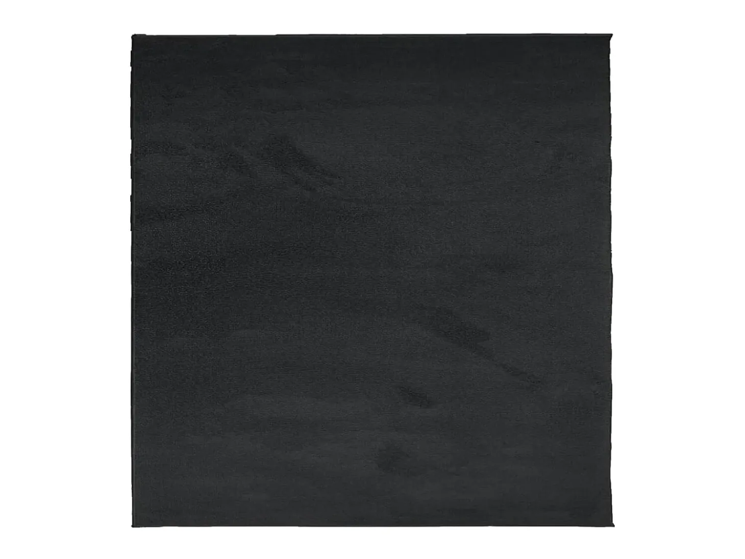 Alfombra de pelo corto OVIEDO negra 120x120 cm