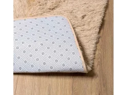 Alfombra de pelo largo beige NAVARRA 240x340 cm poliéster