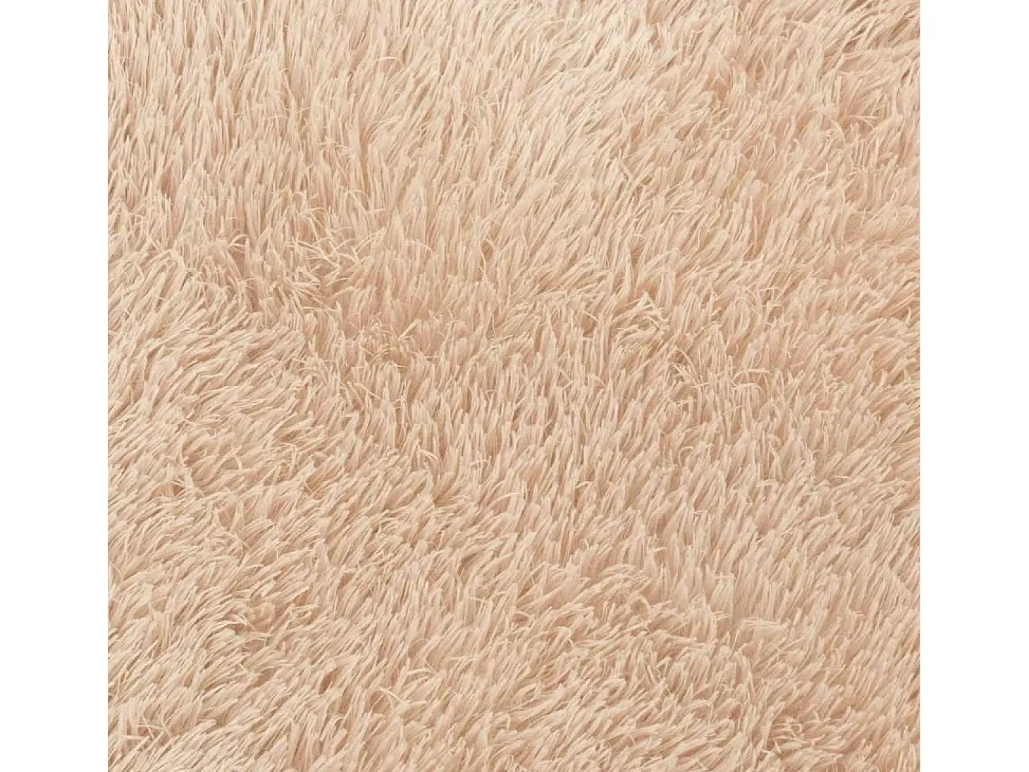 Alfombra de pelo largo beige NAVARRA 240x340 cm poliéster
