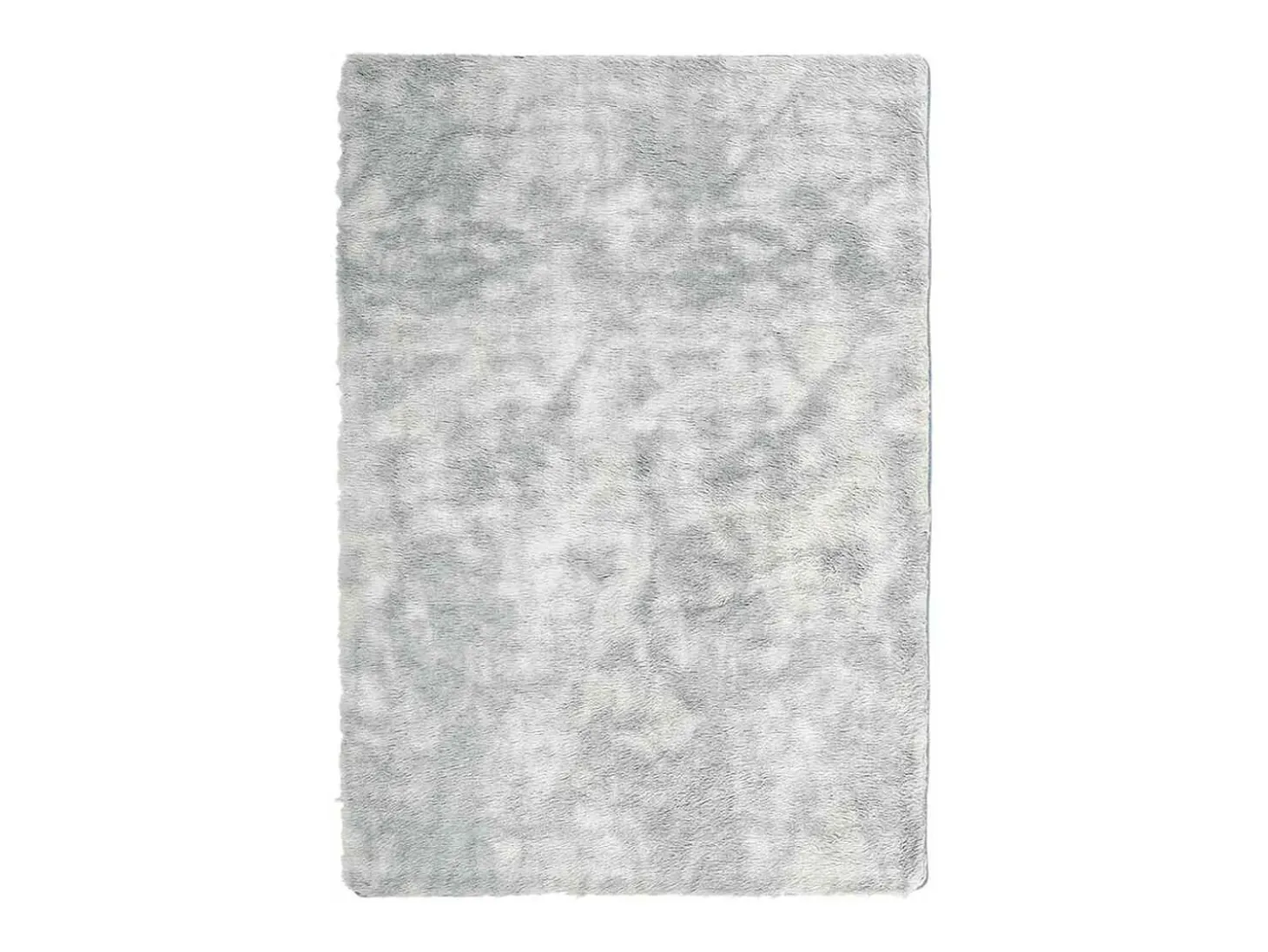 Alfombra de pelo largo gris plata NAVARRA 240x340 cm