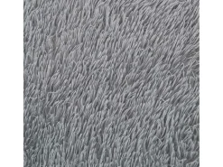 Alfombra de pelo largo NAVARRA gris claro 100x100 cm