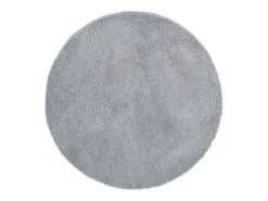 Alfombra de pelo largo NAVARRA gris claro 160x160 cm