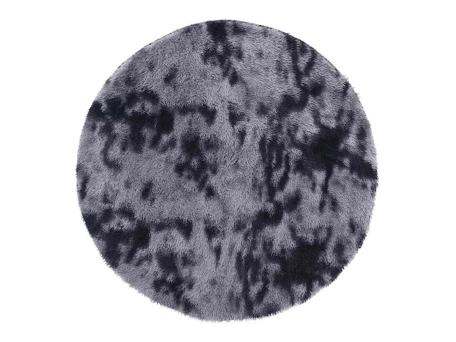 Alfombra de pelo largo NAVARRA gris oscuro 200x200 cm