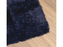 Alfombra de pelo largo NAVARRA azul marino 240x340 cm