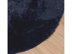 Alfombra de pelo largo NAVARRA azul marino 240x240 cm