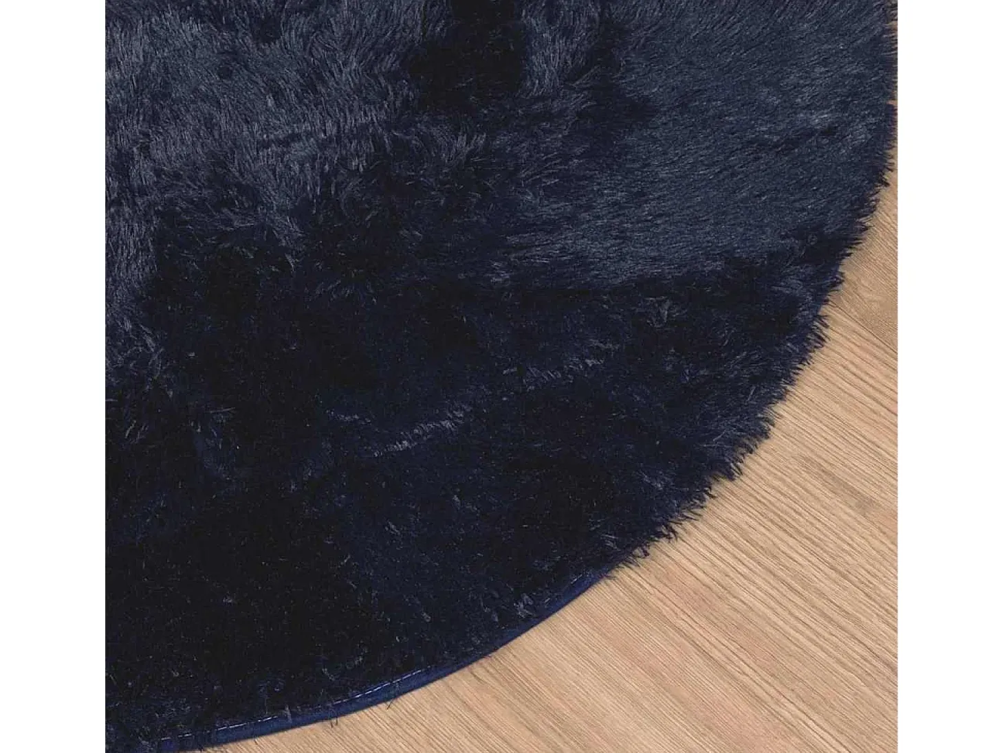 Alfombra de pelo largo NAVARRA azul marino 240x240 cm