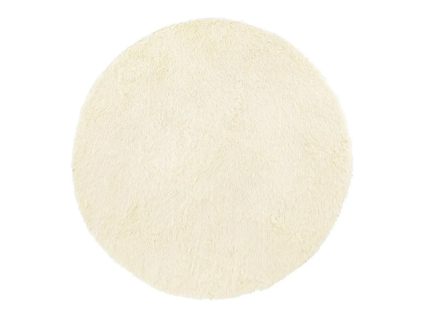 Alfombra de pelo largo NAVARRA color crema 240x240 cm poliéster