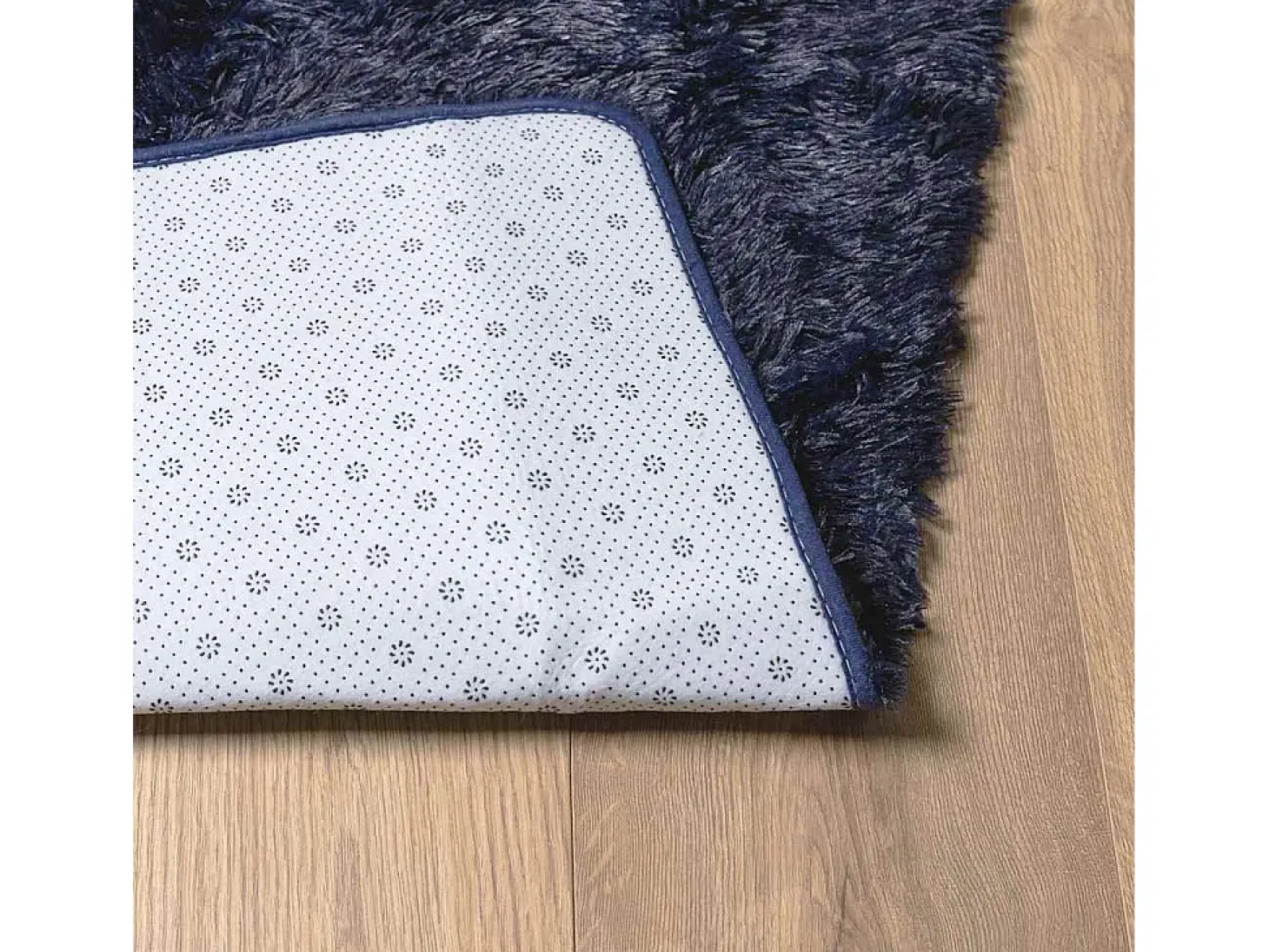 Alfombra de pelo largo NAVARRA azul marino 160x230 cm