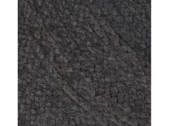 Alfombra de yute hecha a mano redonda de 210 cm en gris oscuro