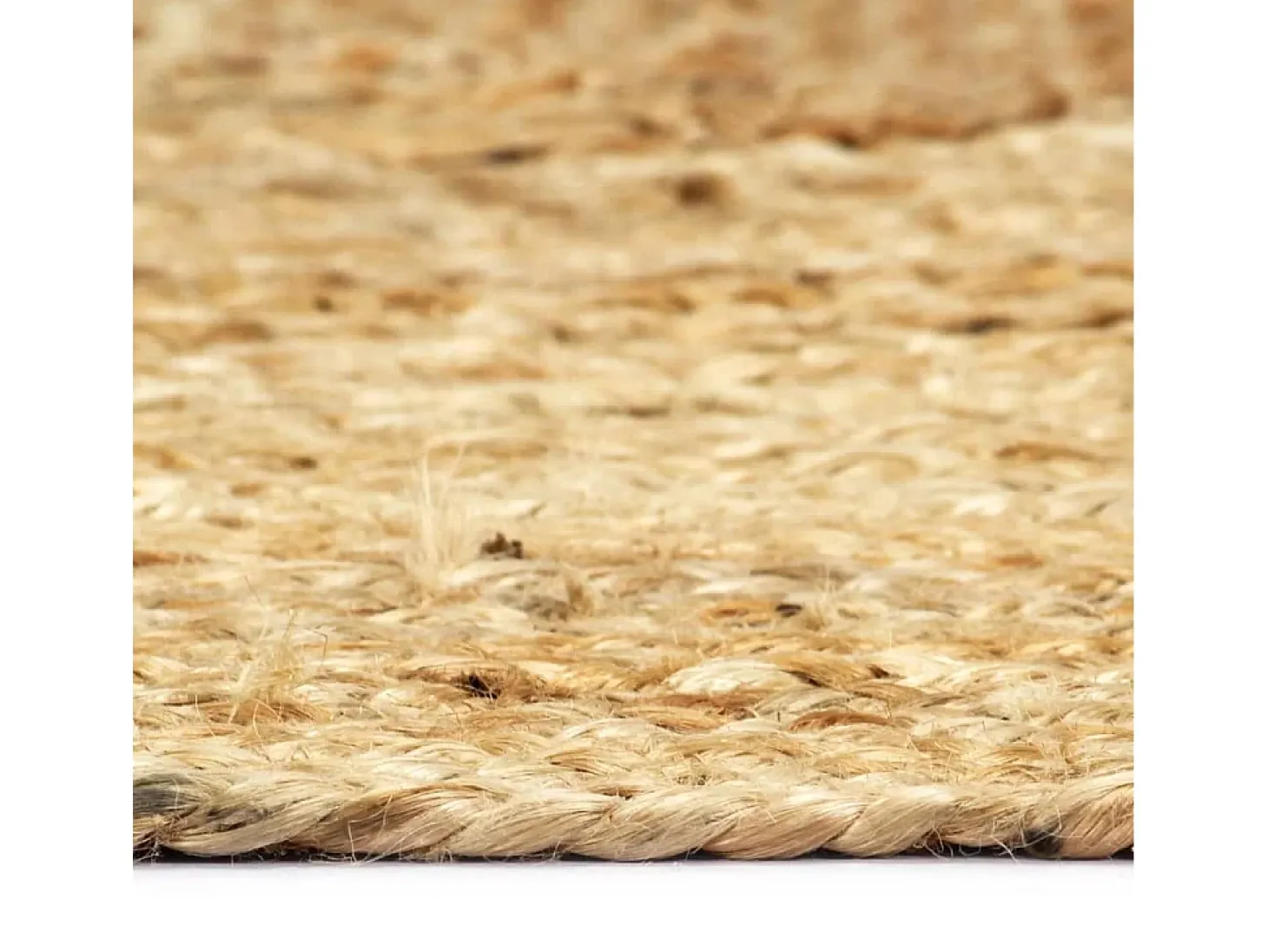 Alfombra de yute natural hecha a mano 160x230 cm