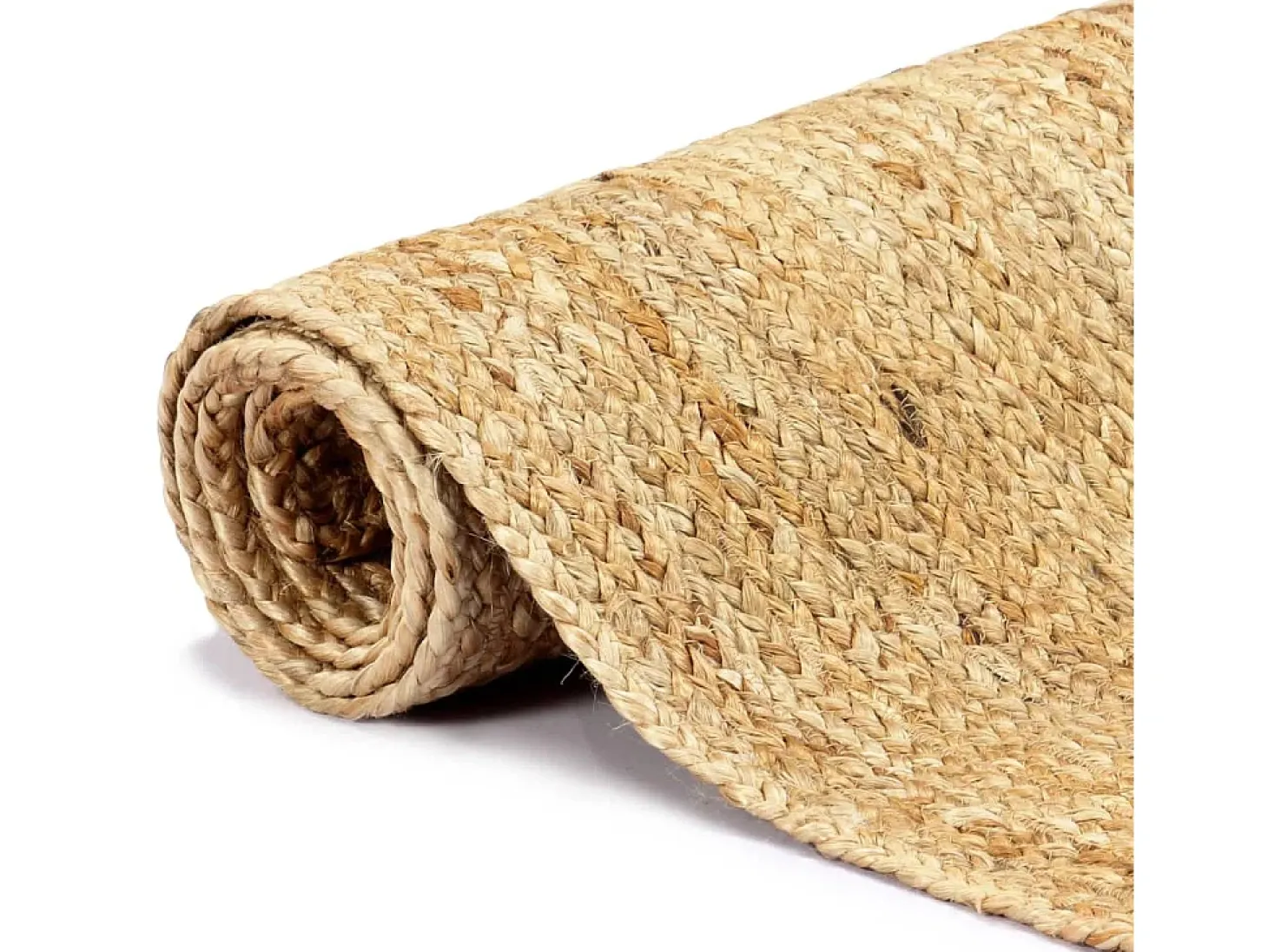 Alfombra de yute natural hecha a mano 120x180 cm