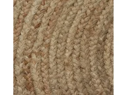 Alfombra de yute trenzado redonda de 150 cm