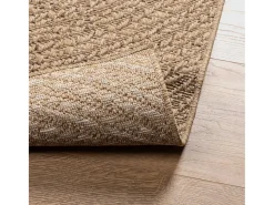 Alfombra efecto yute de 140x200 cm, para interior y exterior
