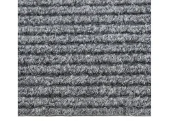 Alfombra felpudo atrapasuciedad gris 100x100 cm