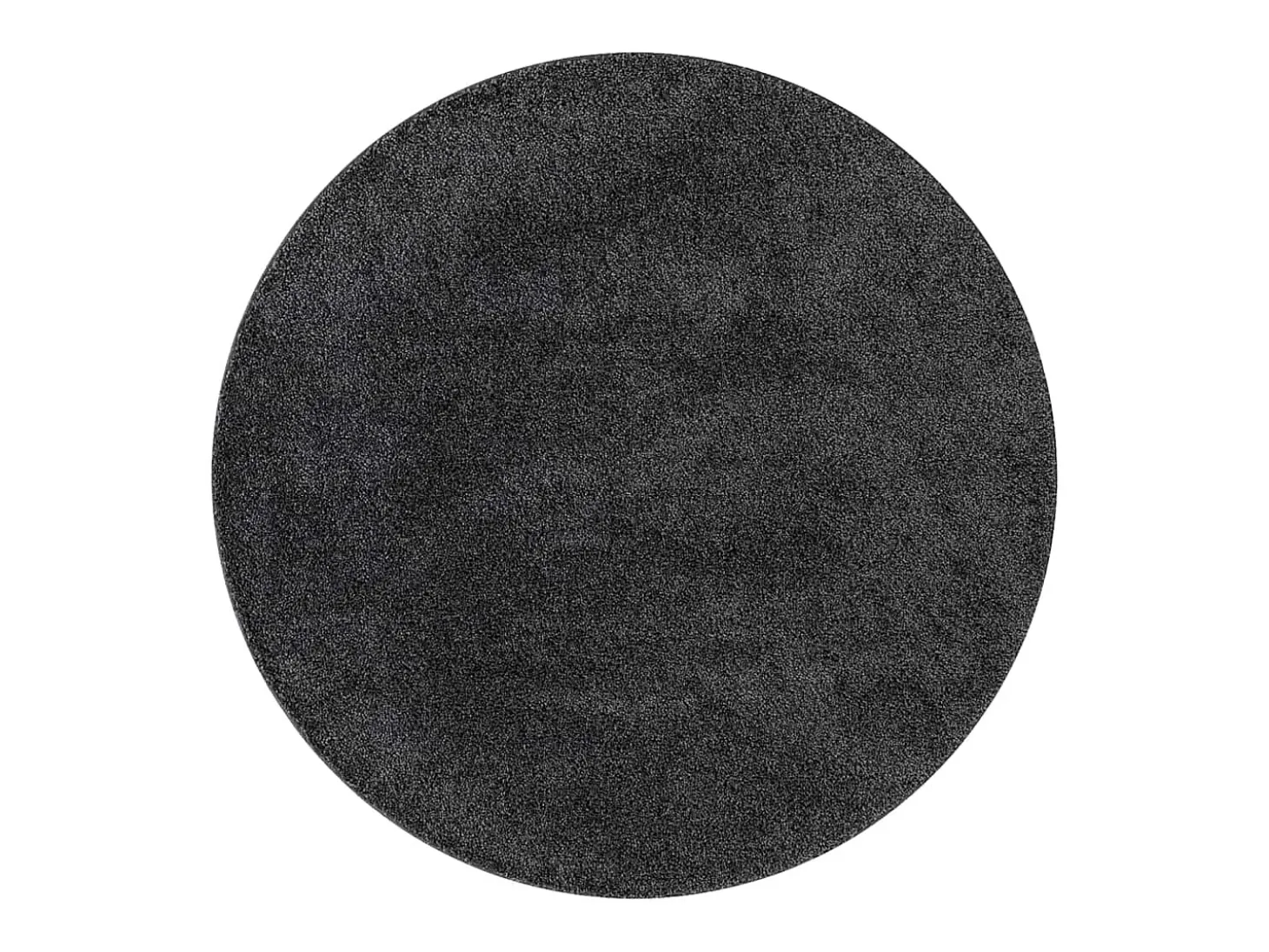 Alfombra gris oscuro 160 x 160 cm Polipropileno