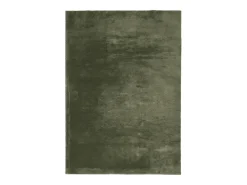 Alfombra HUARTE de pelo corto suave lavable verde bosque 200x280 cm