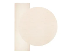 Alfombra HUARTE de pelo corto suave y lavable beige 80x250 cm