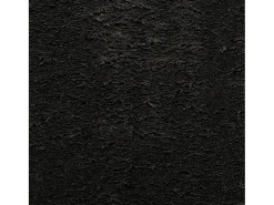 Alfombra HUARTE de pelo corto suave y lavable en color negro Ø 200 cm