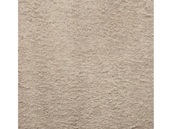 Alfombra HUARTE de pelo corto suave y lavable, color arena, Ø 200 cm