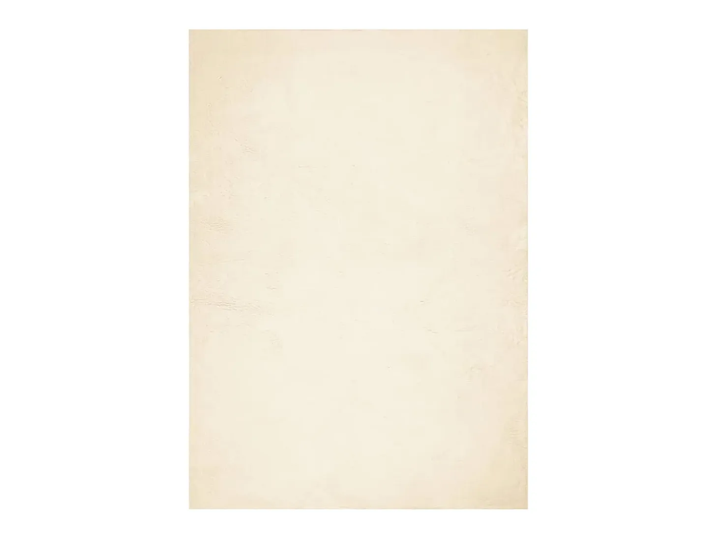 Alfombra HUARTE de pelo corto suave y lavable color crema 160x230 cm