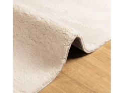 Alfombra HUARTE de pelo corto suave y lavable beige 240x340 cm