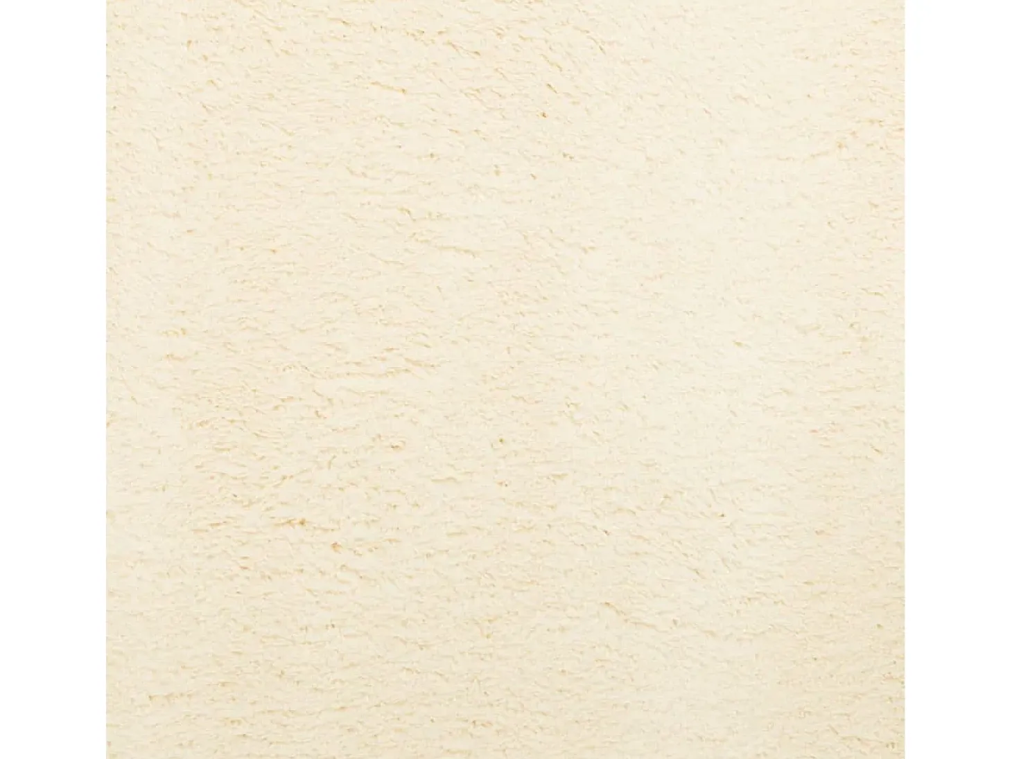 Alfombra HUARTE de pelo corto suave y lavable color crema 200x200 cm
