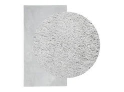 Alfombra HUARTE de pelo corto suave y lavable en gris 80x150 cm
