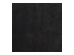 Alfombra HUARTE de pelo corto suave y lavable negra 240x240 cm
