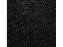 Alfombra HUARTE de pelo corto suave y lavable negra 240x240 cm