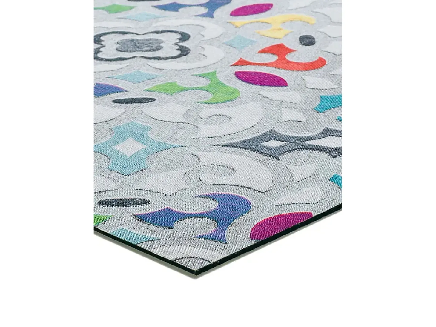 Alfombra interior - diseños bohemios - multicolor - 52 x 100 cm - RICCI