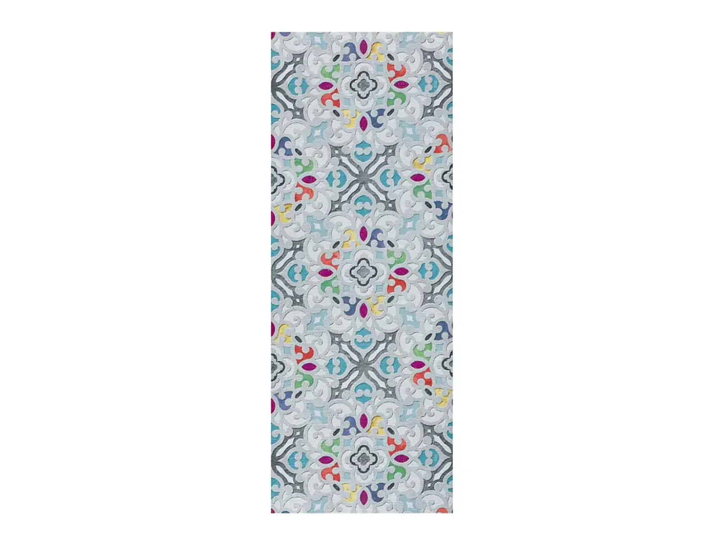 Alfombra interior - diseños bohemios - multicolor - 52 x 100 cm - RICCI