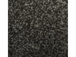Alfombra ISTAN de pelo largo, aspecto antracita brillante, 100x200 cm