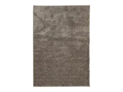 Alfombra ISTAN de pelo largo, aspecto gris brillante, 160x230 cm