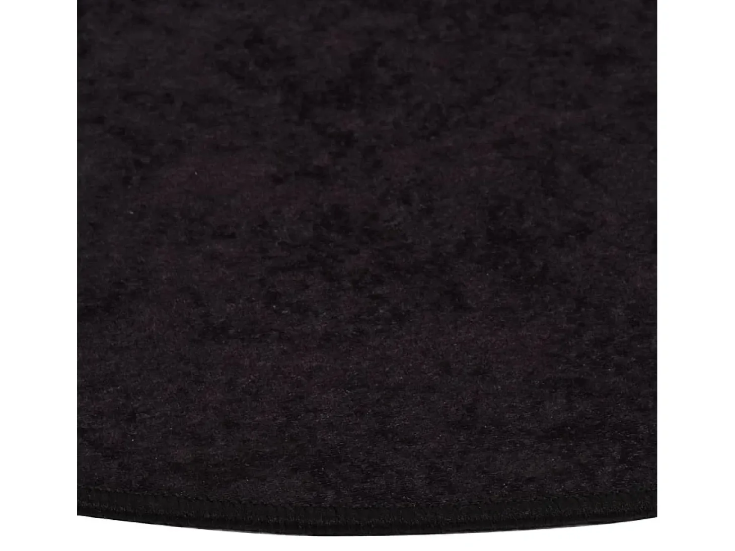 Alfombra lavable antracita Ø 200 cm antideslizante