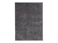 Alfombra lavable de pelo corto suave HUARTE antracita 160x230 cm