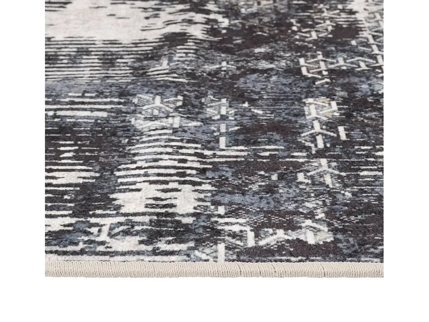 Alfombra lavable multicolor 80x150 cm antideslizante