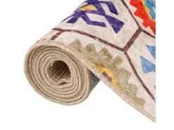 Alfombra lavable multicolor 120x180 cm antideslizante