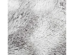 Alfombra NAVARRA Shaggy Gris Plata 240x240 cm